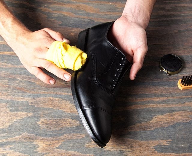 How Shine Your Shoes: Step 4. Add more polish as needed.