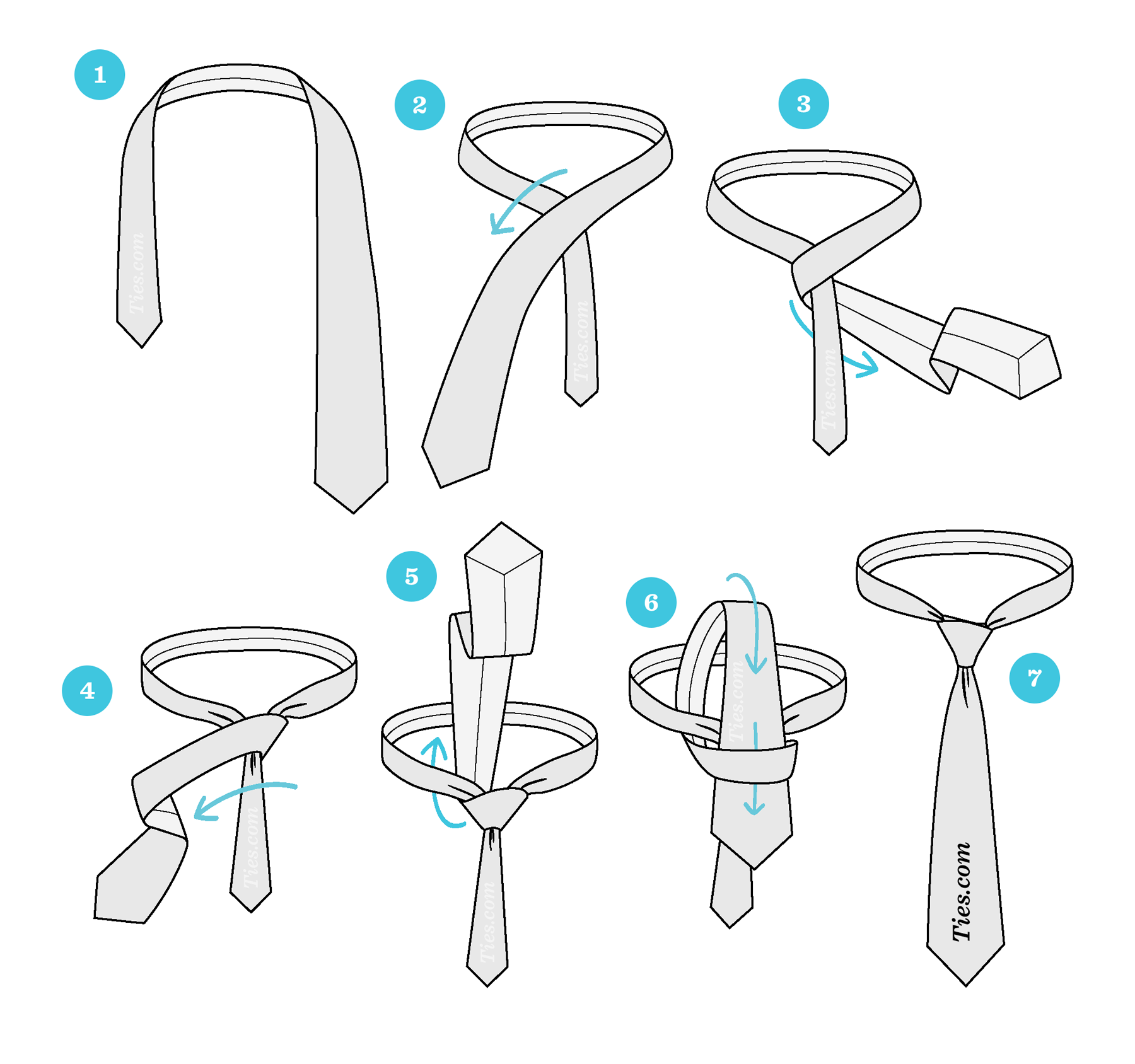 How To Tie A Tie Easy Steps : How To Tie a Simple Knot | Tie Knot ...