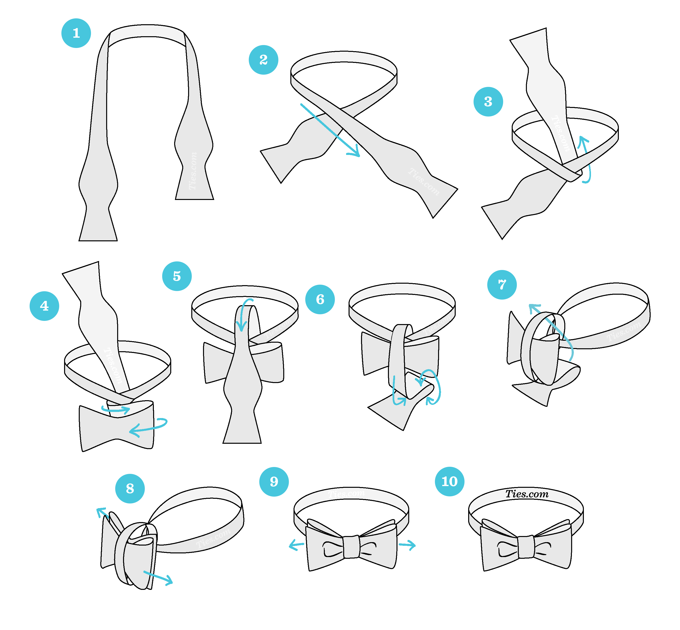 How To Tie A Bow Tie Instructions 02 
