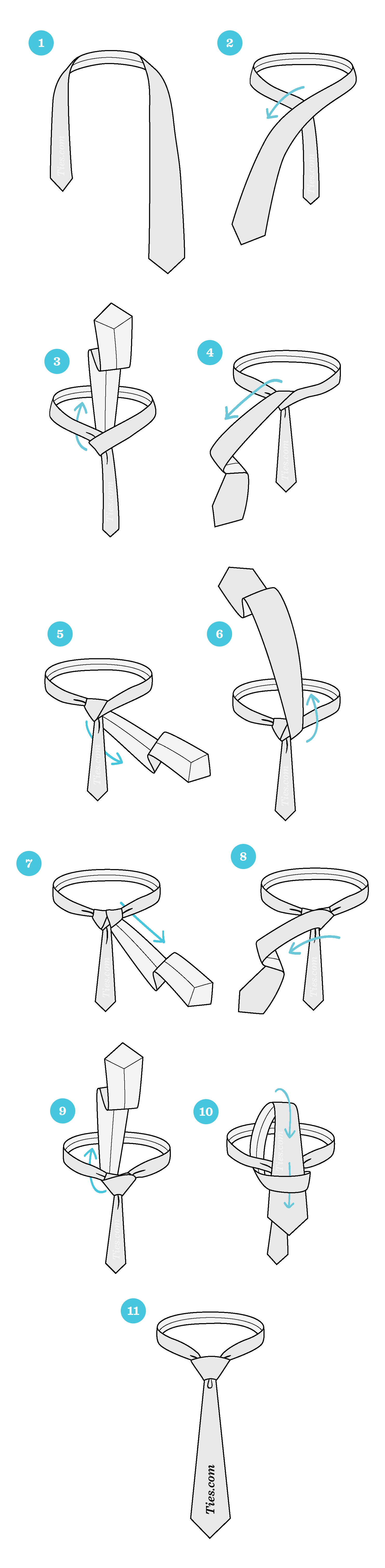 How To Put Tie Knot - Cronoset