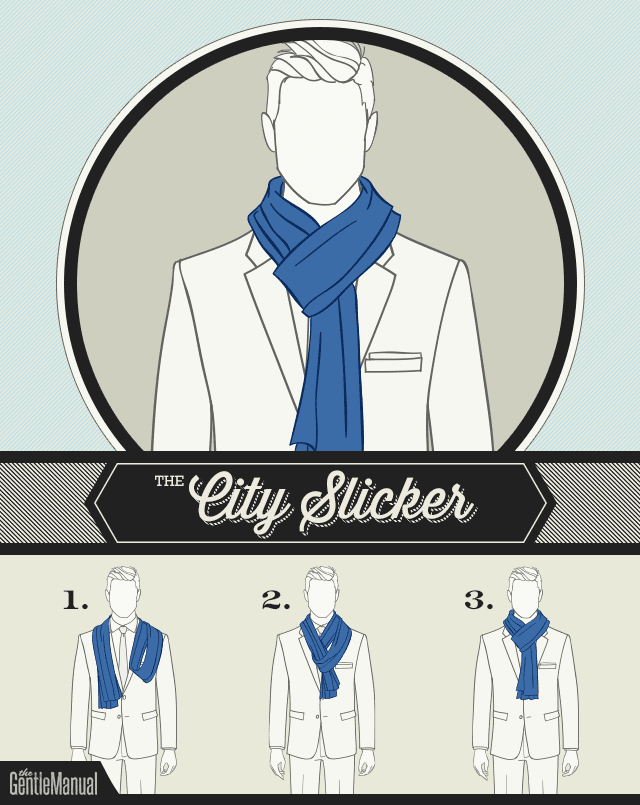 How to Wear a Men's Scarf - There Are 2 Ways to Wear a Scarf