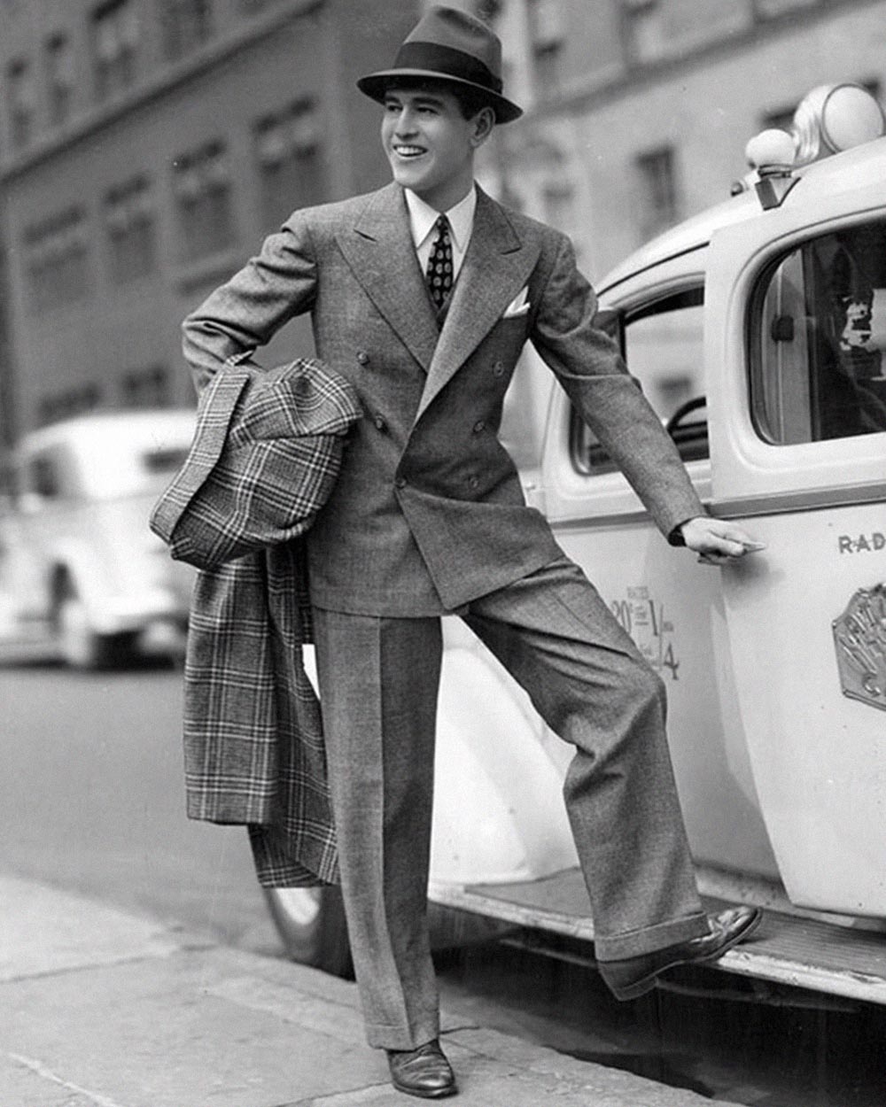 Mens Highwaist Trousers I 1940s Style Trousers Light Brown | eBay