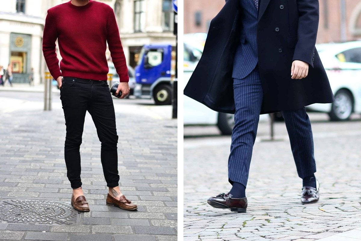 casual loafer outfits