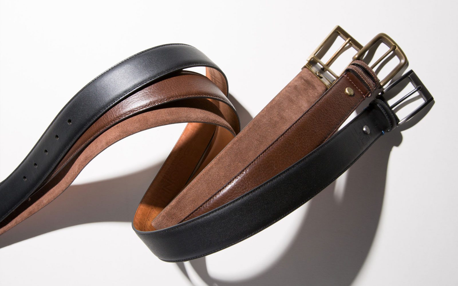 Braided leather belt, Le 31, Men's Belts and Suspenders