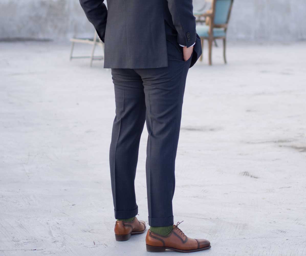 mens tapered suit pants
