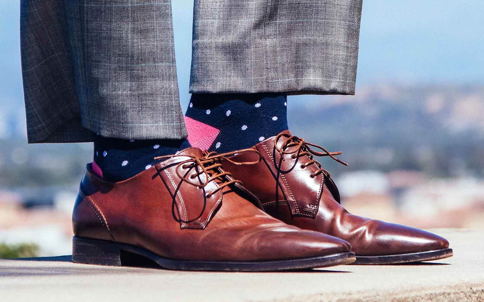 mens ankle length dress socks