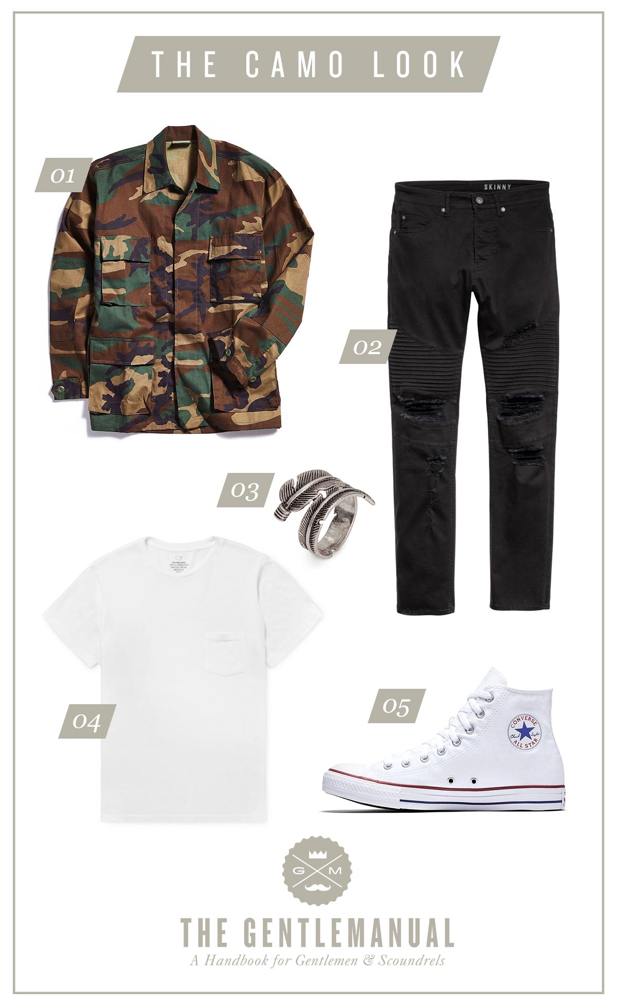 How To Pull Off Camouflage Outfit This Season- Camo Outfit Ideas