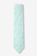 Aqua Scott Skinny Tie Photo (0)