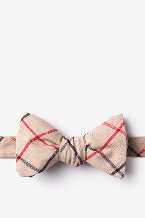 Maricopa Beige Self-Tie Bow Tie