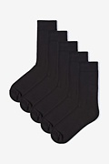 Solid Heather Black 5 Sock Pack Photo (0)