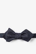 Intrigue Black Diamond Tip Bow Tie Photo (0)