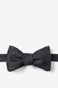 Intrigue Black Self-Tie Bow Tie Photo (0)