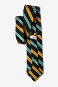 Black and Yellow Repp Stripe Tie Photo (1)