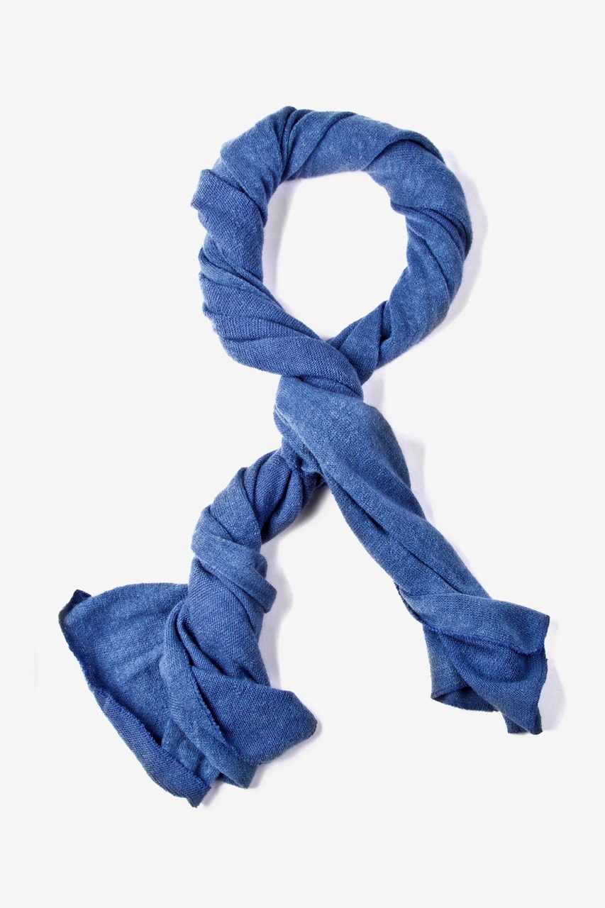 Men's Blue Scarves