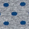 Blue Carded Cotton Power Dots