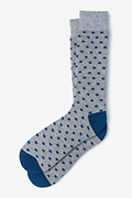 Power Dots Blue Sock Photo (0)