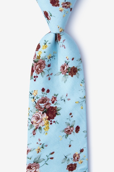 Blue Cotton Luther Tie | Ties.com