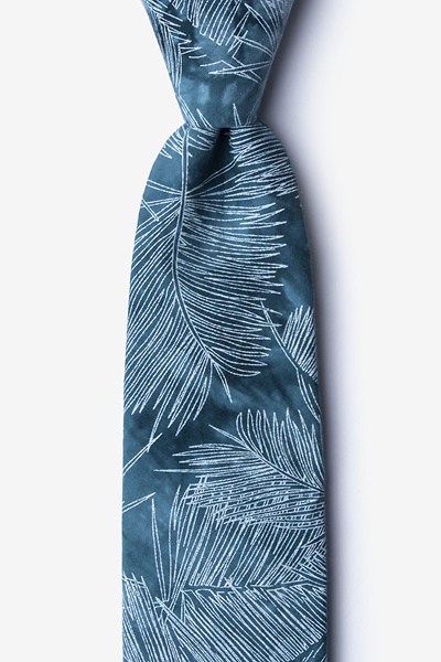 Blue Cotton Medina Tie | Ties.com