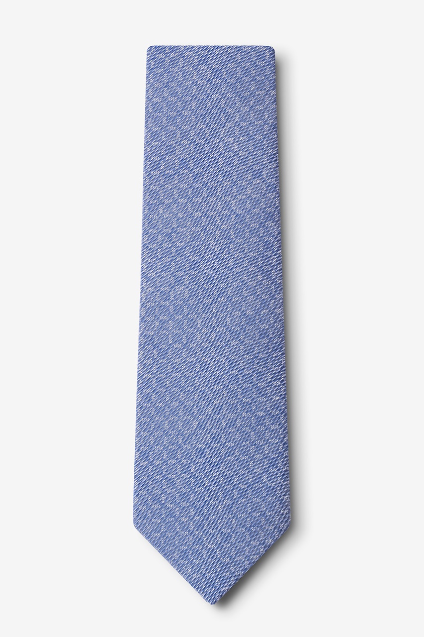 Blue Cotton Nixon Extra Long Tie | Ties.com