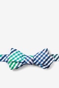 Wilkson Blue Diamond Tip Bow Tie Photo (0)