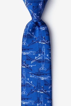 Boeing 747 Blue Tie