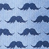 Blue Microfiber Mustache Repeat