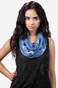 Rising Stars Blue Infinity Scarf Photo (2)