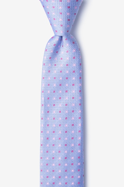 Blue Silk Eagle Skinny Tie | Ties.com