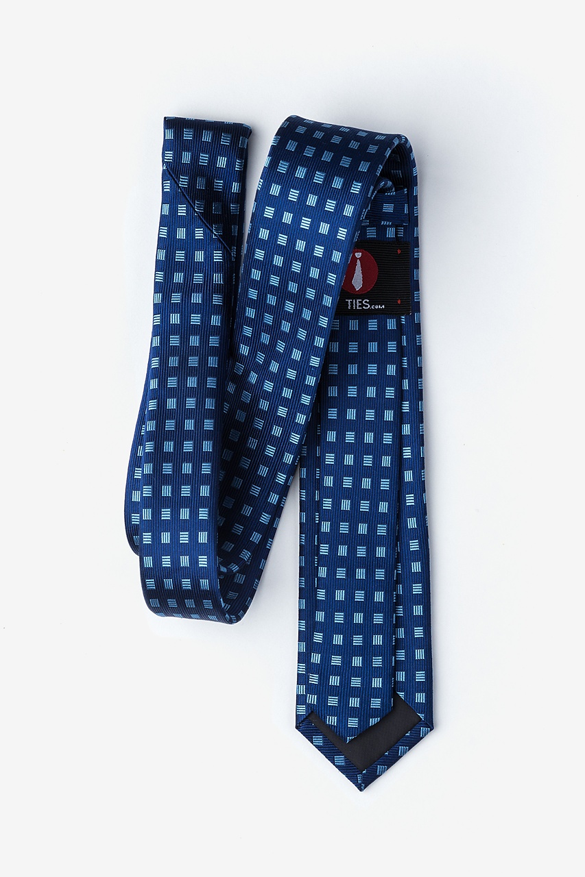 Blue Silk Flores Tie Skinny Tie | Ties.com