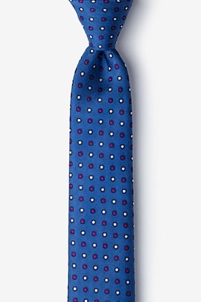 Rocas Atoll Blue Skinny Tie