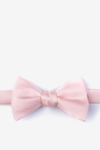 blush silk tie