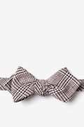 Cottonwood Brown Diamond Tip Bow Tie Photo (0)