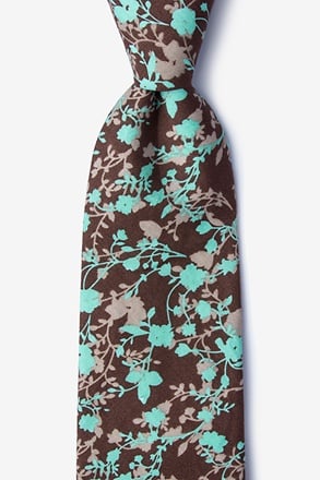 Kilmun Brown Extra Long Tie