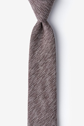 Springfield Brown Skinny Tie