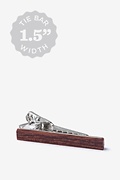 Mahogany Wood Brown Tie Bar Photo (0)