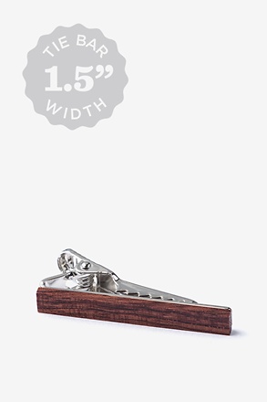 Mahogany Wood Brown Tie Bar