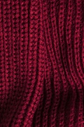 Burgundy Kingston Knit Scarf Photo (1)