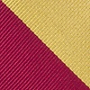 Burgundy Microfiber Burgundy & Gold Stripe