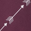 Burgundy Microfiber Flying Arrows