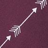 Burgundy Microfiber Flying Arrows Tie