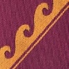 Burgundy Microfiber Ocean Waves