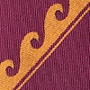 Burgundy Microfiber Ocean Waves Tie