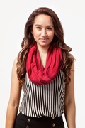 Boston Burgundy Infinity Scarf Photo (0)