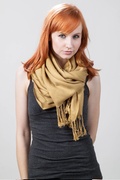 Caramel Pashmina Scarf Photo (4)