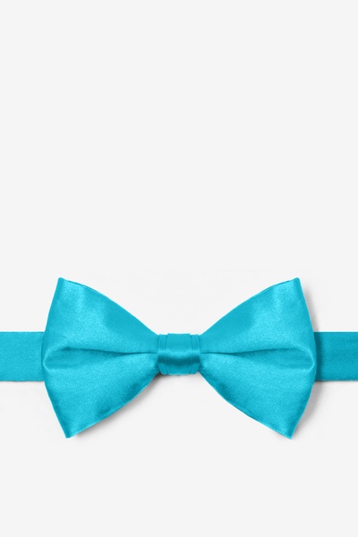 Caribbean Blue Pretied Bow Tie | Ties.com