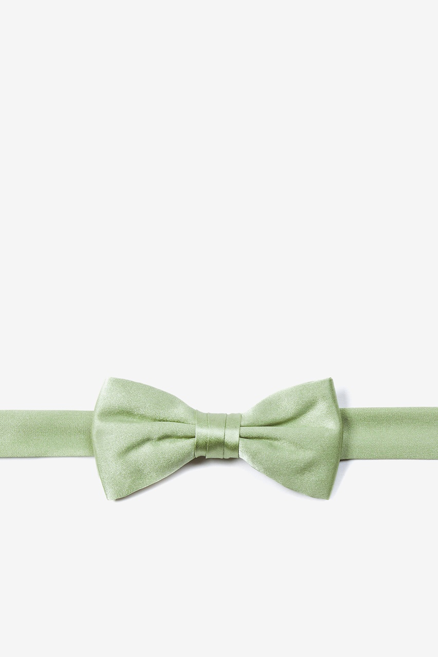 Silk Celadon Green Boys Bow Tie | Ties.com