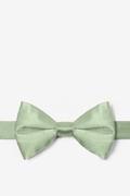 Celadon Green Pre-Tied Bow Tie Photo (0)