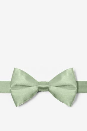 Celadon Green Pre-Tied Bow Tie