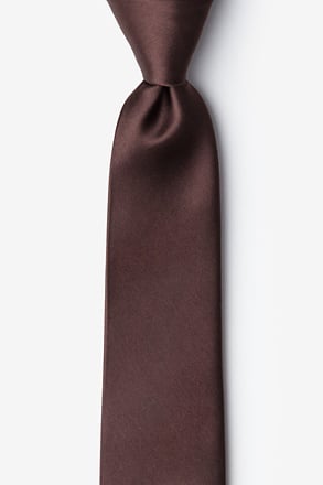 _Chestnut 3" Skinny Tie_