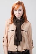 Chocolate Brown Dakota Scarf Photo (3)